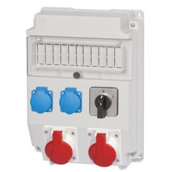 Rozdz 11xS Gn.32/5 16/5 230Vx2 wył.01 IP44 F-ELEK