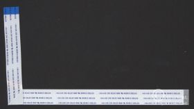 TAŚMA FLEX R-0,5mm 24PIN 225mm CROSSOWANA L-SHAPE