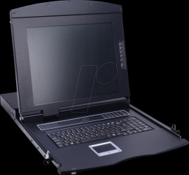 26990123 19-inch KVM console, 17" TFT with keyboard FR