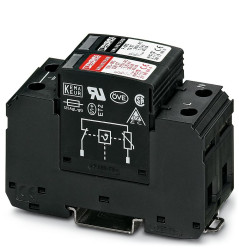 Element tłumiący przepięcia 275 V AC na szynę DIN Phoenix Contact Ogranicznik przepięć 40kA