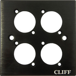 Cliff CP30500C Mounting Plate Black 1pc Sturdy Design
