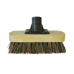 Faithfull FAIBRDECKSCR Deck Scrub Broom Head 175mm (7in) Threaded Socket