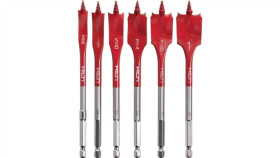 Zestaw Wierteł Łopatkowych Do Szybkiego Wiercenia Płytkich Otworów W Drewnie...