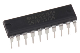 Przerzutnik, typu D, SN74LS373N, THT, 8bit-Bit 20-pinowy, PDIP, wy: 3 stanowe, Texas Instruments