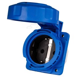 Gn-T 2P+sz IP68 250V/16A niebieskie Famate VZG16s