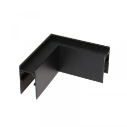 Łącznik L poziomy sufitowy do szynoprzewodów magnetyczncych czarny system SHIFT WLD+40021 Spectrum