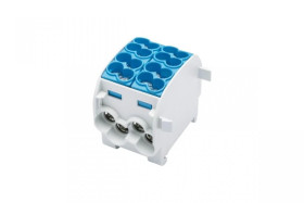 Blok rozdzielczy-odgałęźny Al/Cu SCB 25-2 (80120) SIMBLOCK jednobiegunowy 2x25mm2 niebieski 81505003