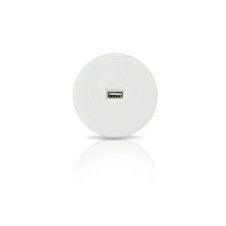 Ładowarka bezprzewodowa do Smartfona z portem USB biała OR-AE-1367/W