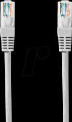 CCGT85100GY100 Patch cable, Cat.5e, U/UTP, 10 m, grey
