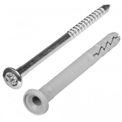 Kołki rozporowe wbijane szybkiego montażu z kołnierzem cylindrycznym FX-C 5x35 200 sztuk KOELNER