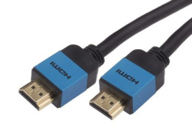HDMI Cable, Slim Aluminium, Blue