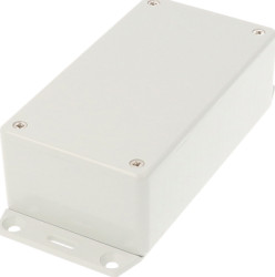 ABS enclosure, (L x W x H) 120 x 65 x 40 mm, light gray (RAL 7035), IP54, 1591CF2GY