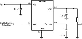 150-mA, low-noise, low-dropout voltage regulator with enable