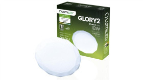 Plafon Led Lampa Sufitowa Natynkowa 18W Ip44 Okrągły Glory 2 Diament 33Cm...