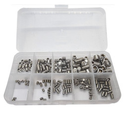 Zestaw śrub imbusowych 200Szt. wkrętów M3 M4 M5 M6 M8
