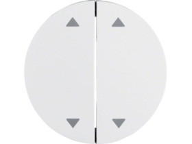 BERKER R.1/R.3 Klawisze z nadrukiem symbolu "strzałki" biały połysk 16442089 HAGER