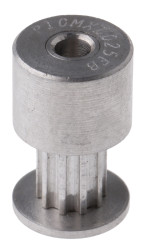 Koło pasowe rozrządu liczba zębów: 10 do paska: 6.4mm otwór: 3mm Aluminium, stal powlekana cynkiem RS PRO skok: 2mm