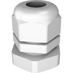 Rittal 2411.601 Cable Gland M12 Polyamide Grey-white RAL 7035 1pc