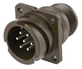 Złącze 7-pinowe Żeński Amphenol Limited Męski Montaż ścienny MIL-DTL-5015 rozmiar 16S