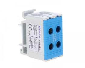 Złączka szynowa 2-torowa ZJUN-2x35/BL niebieska R34RR-07010021183