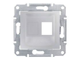 SEDNA Płytka czołowa 1xRJ45 do AMP,MOLEX, KELINE aluminium SDN4300660 SCHNEIDER ELECTRIC