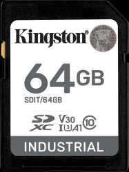 SDIT/64GB SDXC memory card, 64 GB, industrial