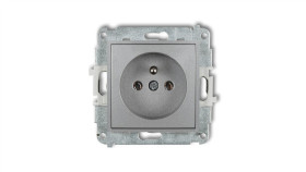 Mini Mechanizm Gniazda Pojedynczego Z Uziemieniem 2P+Z (Bez Przesłon Torów...