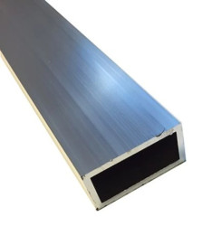 Rura z aluminium, profil: prostokątna, dł.: 1m, wys.: 20mm, gr.: 2mm, szer.: 50mm, T6