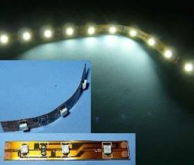 B32 3528WC LED PCB GIĘT.12V 5cm=1szt WW