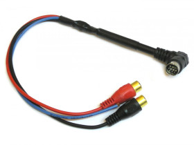 Złącze samochodowe wejście AUX do VW Audi nawigacja - 2x gniazdo...