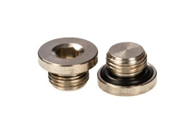 Mocowanie zaślepki, NBR, G 1/8 męskie, dł. całkowita: 8.5mm