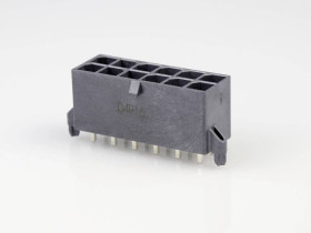 Molex Listwa kołkowa, męska, do wbudowania, standardowa Ilość pinów 12 Wymiary siatki: 5.70 mm 768290012 1 szt. paleta