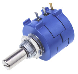 Potencjometr 200Ω typ Obrotowy Bourns średnica wału 6,35 mm 2W średnica 22.23mm Montaż panelowy