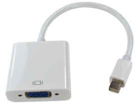 Kabel DisplayPort długość 150mm B: VGA A: Złącze DP (Display Port) Mini męskie RS PRO