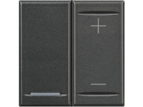 AXOLUTE Ściemniacz przyciskowy 40-600VA 2-modułowy antracyt HS4410 LEGRAND