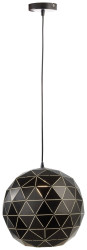Lampa sufitowa, podwieszana Deko Light Asterope rund 500 342134 E-27 40 W czarny