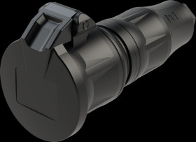 25712-SS Protective contact coupling Taurus2 type F - CEE 7/3, IP54, blac