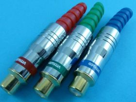 GN.CINCH ZŁOTE CHROM/TEFLON RGB