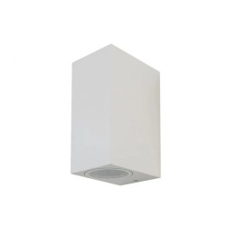 Oprawa ewelacyjna VT-7652 SLEEK GU10 WALL FITTING(ALUMINUM) SQUARE-WHITE BODY,2 WAY IP44 7541