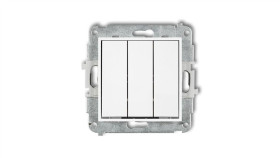 Mini Łącznik Potrójny Biały Mwp-7