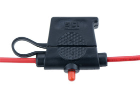 Red LED Automotive Standard Blade Inline Fuseholder 20A R3-59