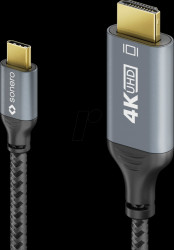 SPC-V100-020 Adapter cable USB Type-C &gt; HDMI, 4K@60 Hz, 2.0 m