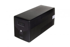 Zasilacz awaryjny UPS Line-Ineractive LED 1000VA/600W 2x12V/7Ah AVR 4xSCHUKO USB RS232 RJ45 DN-170065