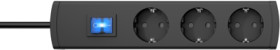 Outlet strip, 3-way, 5 m, 16 A, anthracite, 232705012