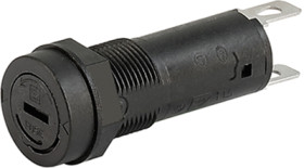 Fuse holder, 5 x 20 mm, 10 A, 250 V, central Mounting, 0031.3901