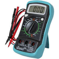 Faithfull EM820DL Multimeter LCD Display
