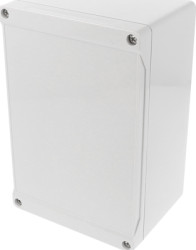 ABS enclosure, (L x W x H) 180 x 119 x 89 mm, light gray (RAL 7035), IP66, 1555TGY