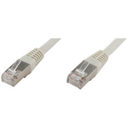 econ connect F6TP0,5GR RJ45 patch cable CAT 6 S/FTP 0.50 m Grey Twin shield
