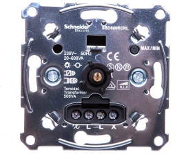 Merten Ściemniacz przyciskowo-obrotowy uniwersalny 20-600W IP20 MTN5139-0000