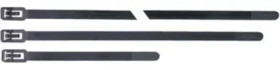 Cable tie, releasable, PA, (L x W) 200 x 7.6 mm, bundle-Ø 50 mm, black, -40 to 85 °C, 01860885010